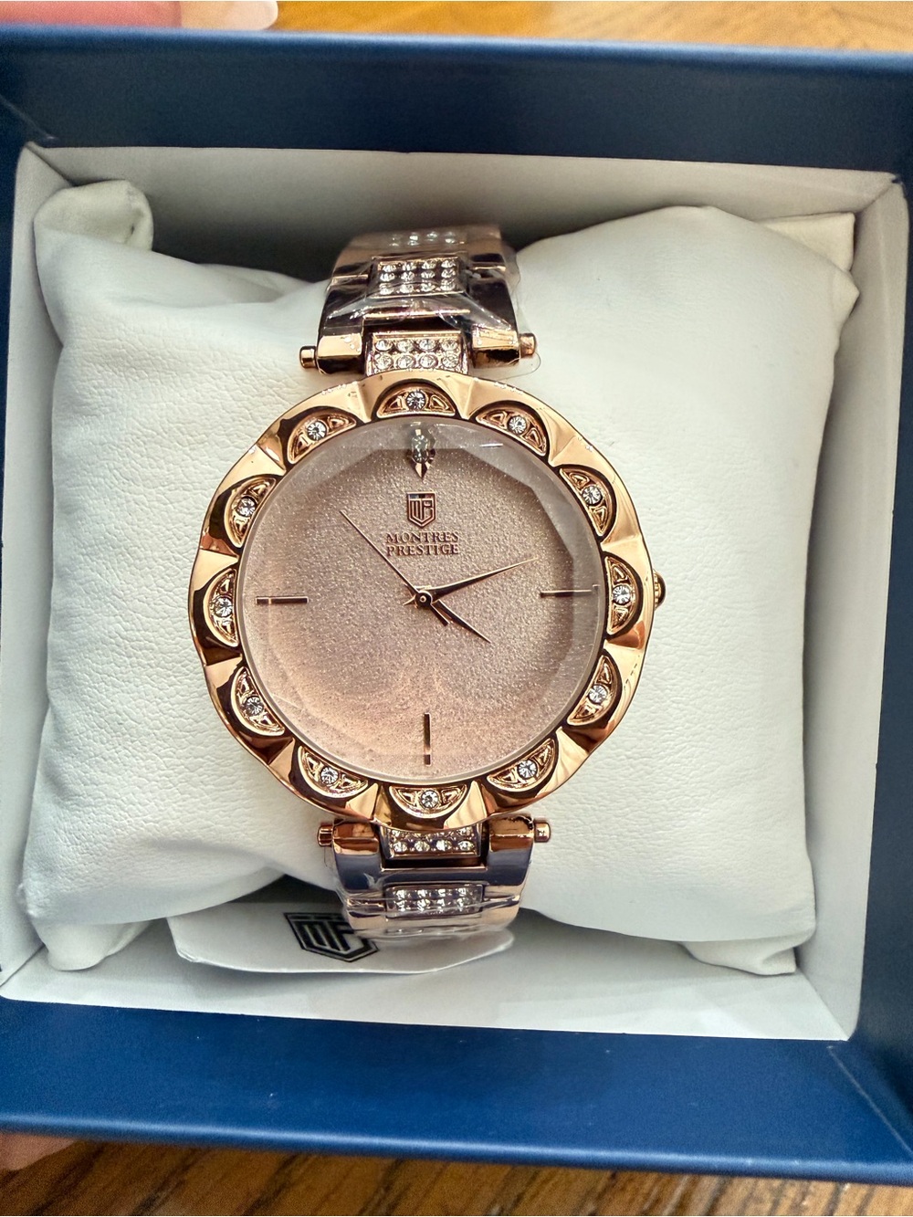 Invicta Montres Prestige Rose Gold Crystal Accent Watch